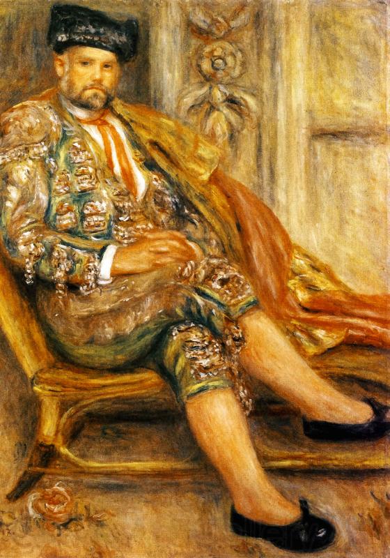 Pierre-Auguste Renoir Ambroise Vollard Portrait Norge oil painting art